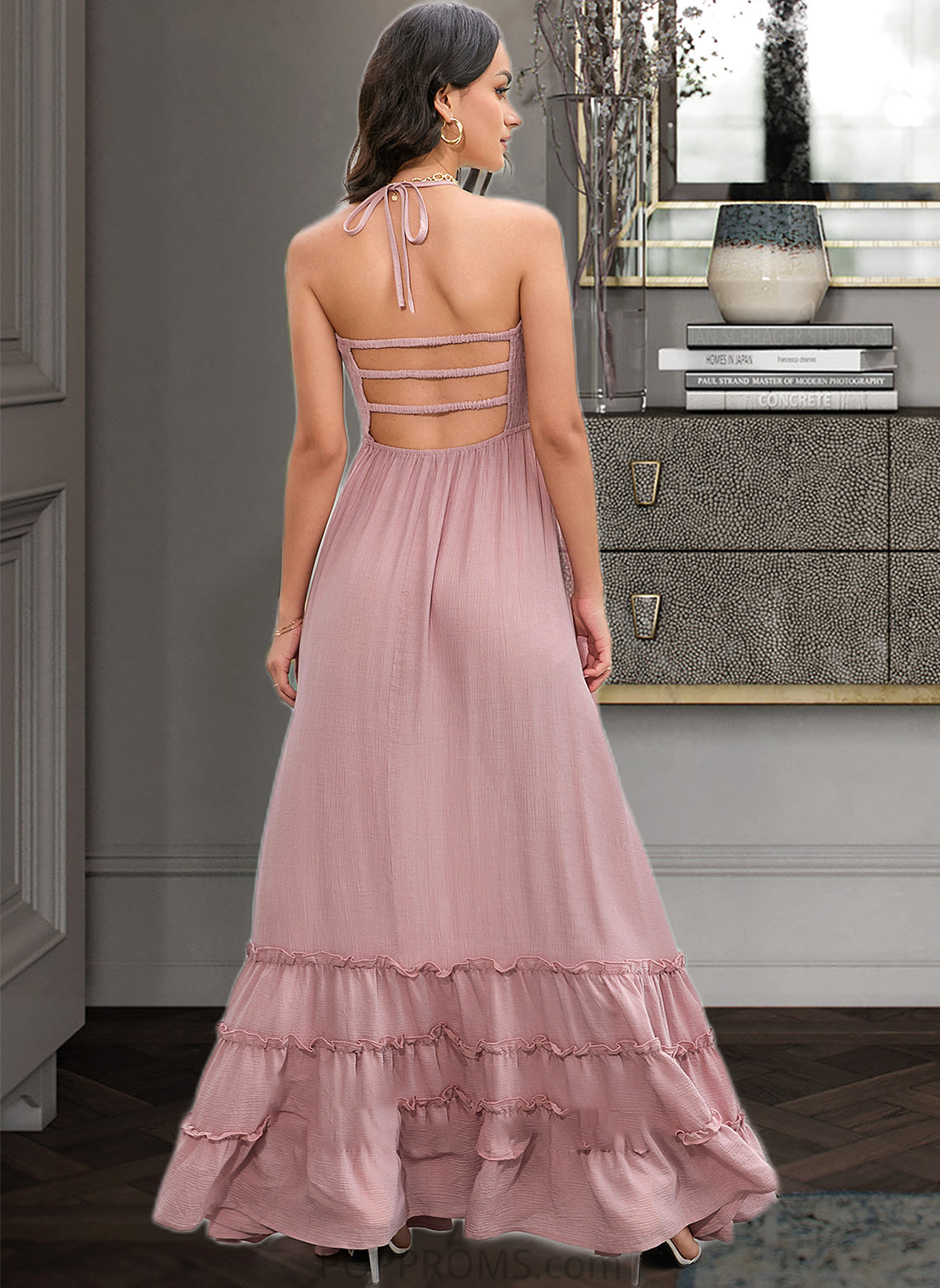 Millicent A-LineSquareNecklineFloor-LengthBridesmaidDress#273611 PP6P0013300