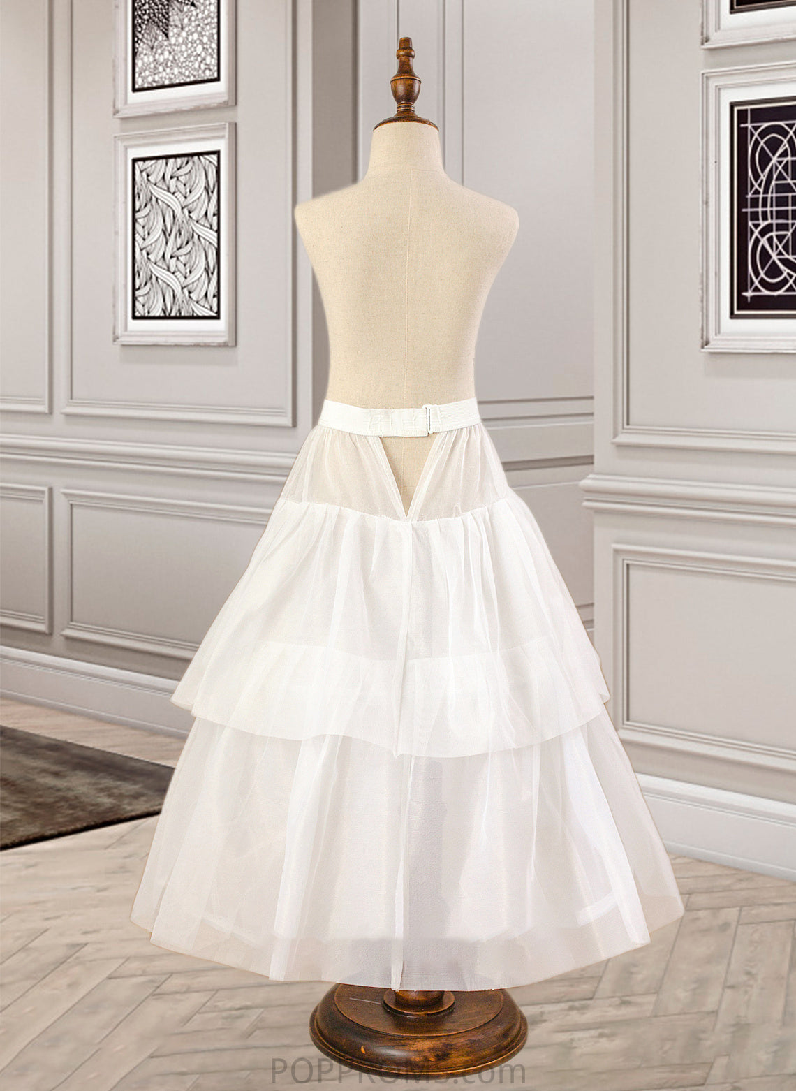 Maisie Ball-Gown/PrincessScoopNeckFloor-LengthTulleJuniorBridesmaidDressWithSashBeading#136423 PP6P0013615