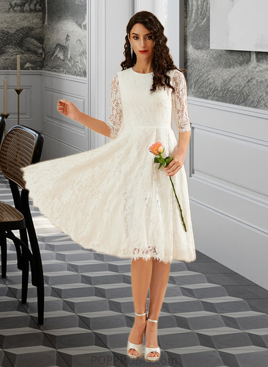 Gretchen A-Line Knee-Length Wedding Dress PP6P0013699