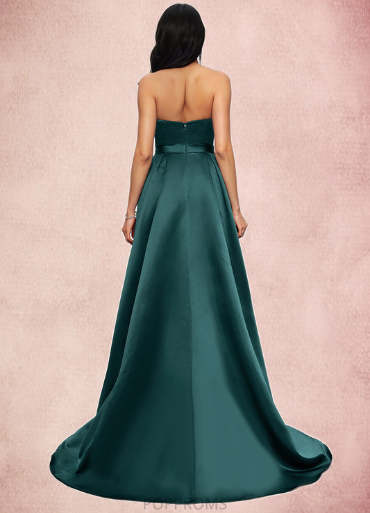 Liana Ball-Gown/Princess Sweep Train Satin Prom Dresses PP6P0022207