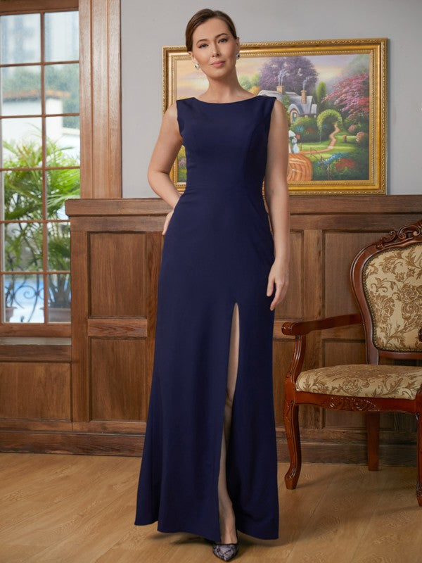 Everly Sheath/Column Stretch Crepe Scoop Sleeveless Floor-Length Mother of the Bride Dresses PP6P0020361