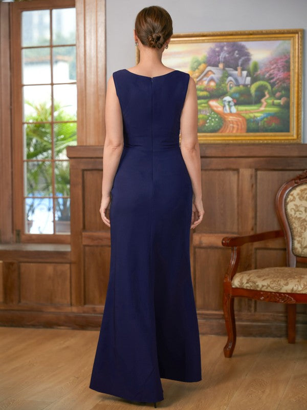 Everly Sheath/Column Stretch Crepe Scoop Sleeveless Floor-Length Mother of the Bride Dresses PP6P0020361