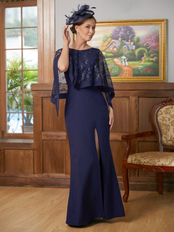 Everly Sheath/Column Stretch Crepe Scoop Sleeveless Floor-Length Mother of the Bride Dresses PP6P0020361