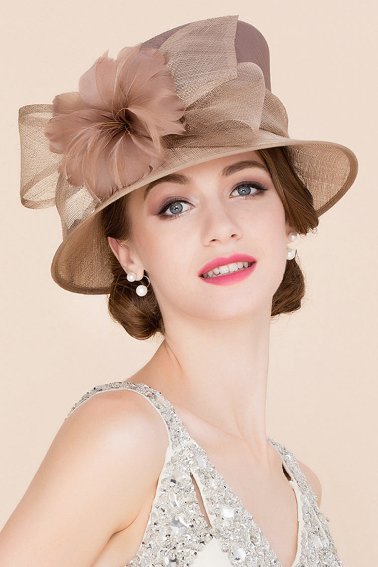 Ladies' Elegant Cambric With Bowler/Cloche Hat