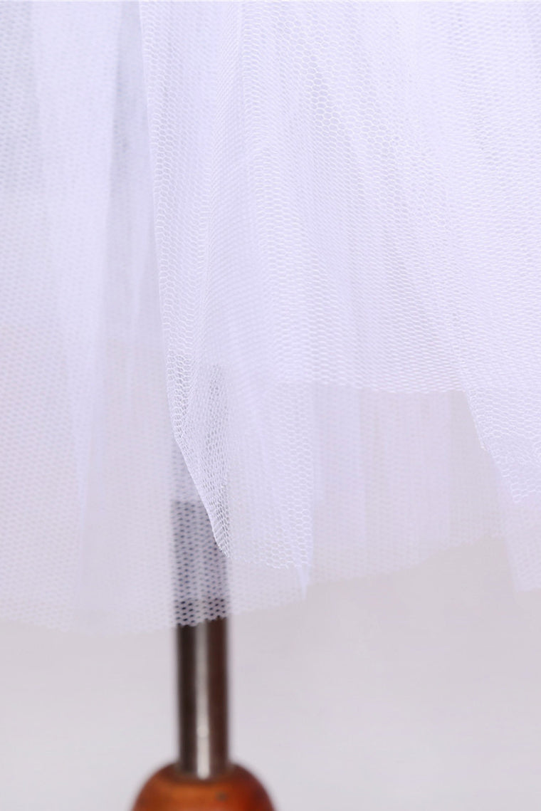 Tulle Children Petticoats White 4 Tiers