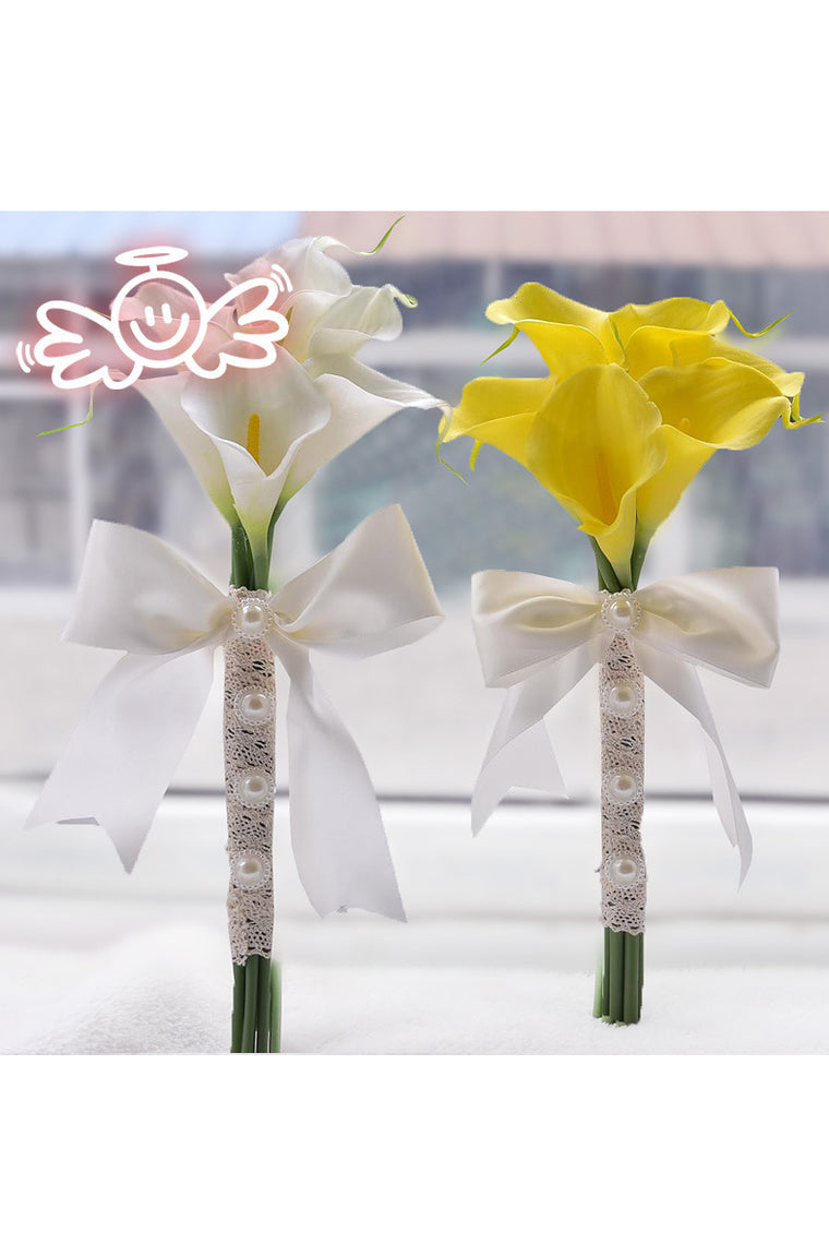 Sweet Foam/Ribbon Bridesmaid Bouquets