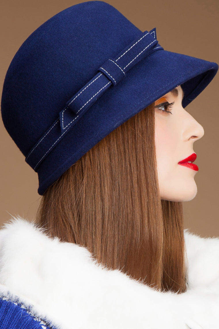 Ladies' Fashion Autumn/Winter Wool With Bowler /Cloche Hat