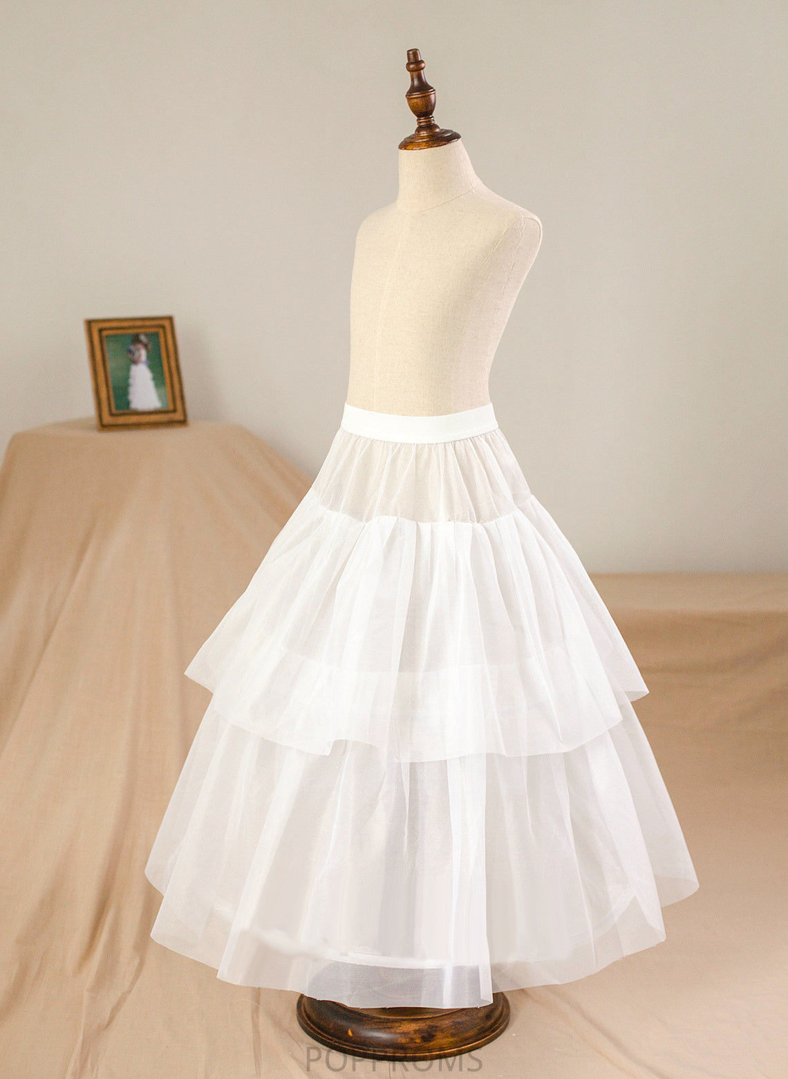 Flower Girl Dresses Dress Gown Satin Neck included) Scoop - Flower (Petticoat Sabrina Ball Floor-length Sash/Appliques/Bow(s) With NOT Sleeveless Girl