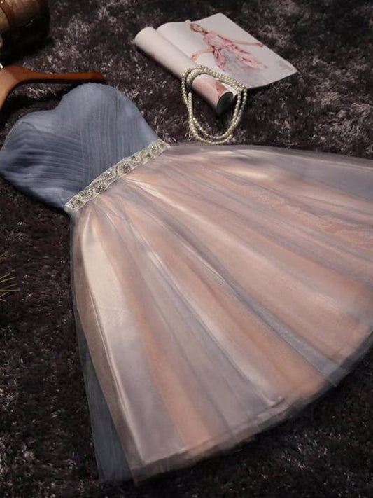 2024 Ball Gown Homecoming Dresses Lace Kamari Sweetheart Sleeveless Beading Pleated Up Tulle Cut Short/Mini