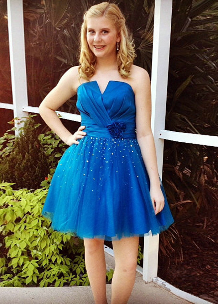 Sweetheart Royal Blue Emely Homecoming Dresses Sleeveless Tulle Pleated Ruched Short