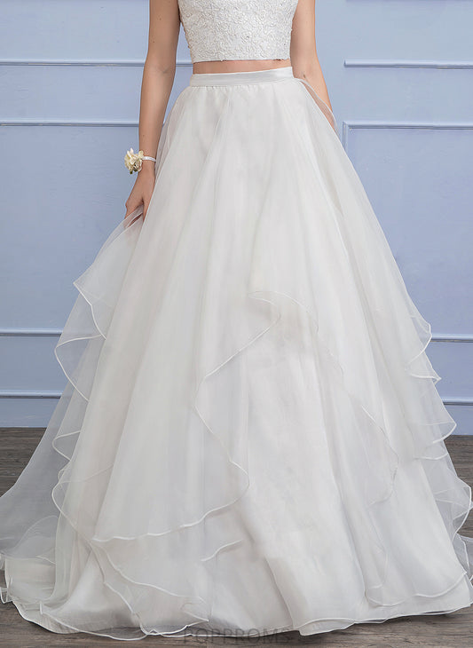 Train Wedding Organza Wedding Dresses Sweep Xiomara Skirt Separates