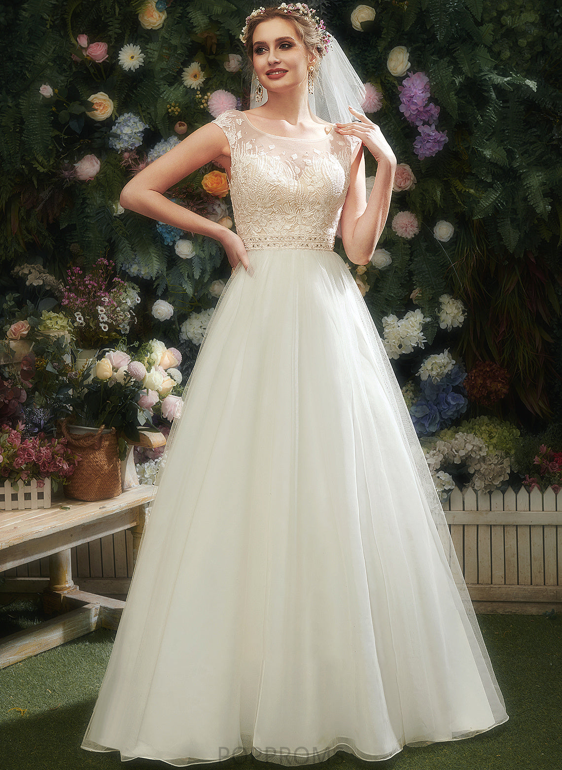 Wedding Illusion A-Line Train Wedding Dresses Court With Dress Beading Sequins Lace Sydney