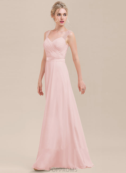 Ruffle Fabric Embellishment Sweetheart Floor-Length Neckline Silhouette Length A-Line Rachel A-Line/Princess Sleeveless Bridesmaid Dresses