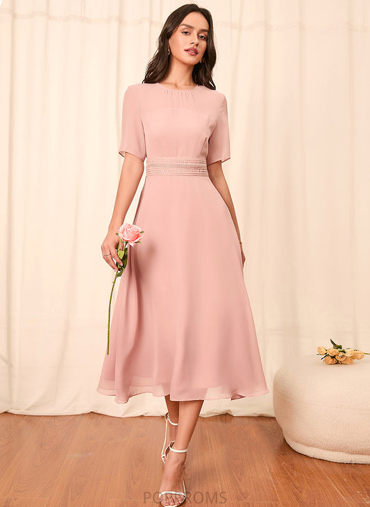 Sleeves A-Line Straps Fabric Knee-Length Sleeve Silhouette Length Kaylie Floor Length Natural Waist A-Line/Princess Bridesmaid Dresses