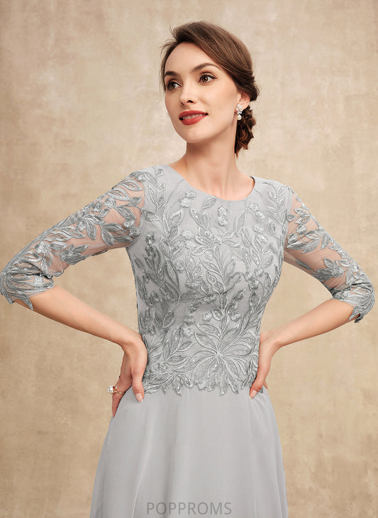 Chiffon Susie the Sequins of Dress A-Line With Tea-Length Neck Mother Bride Lace Mother of the Bride Dresses Scoop