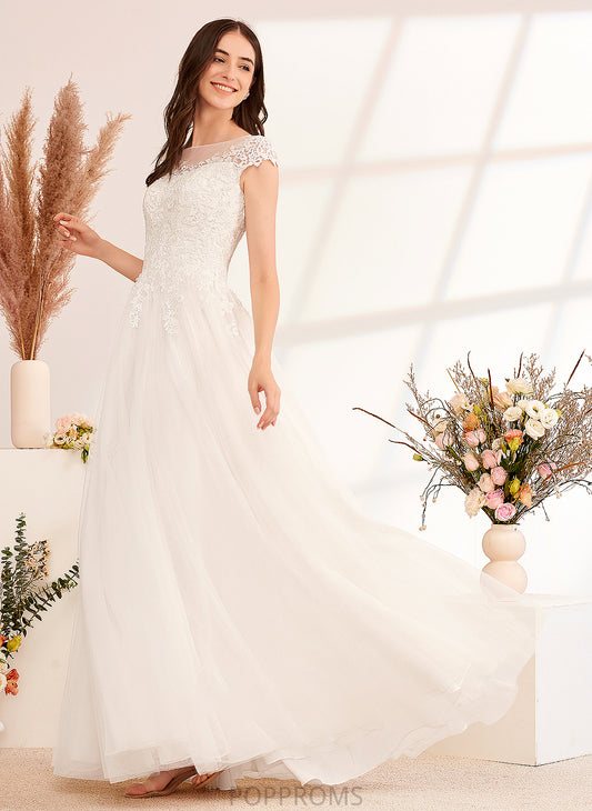 Illusion Paloma Wedding Dresses Floor-Length With Wedding Lace Ball-Gown/Princess Dress