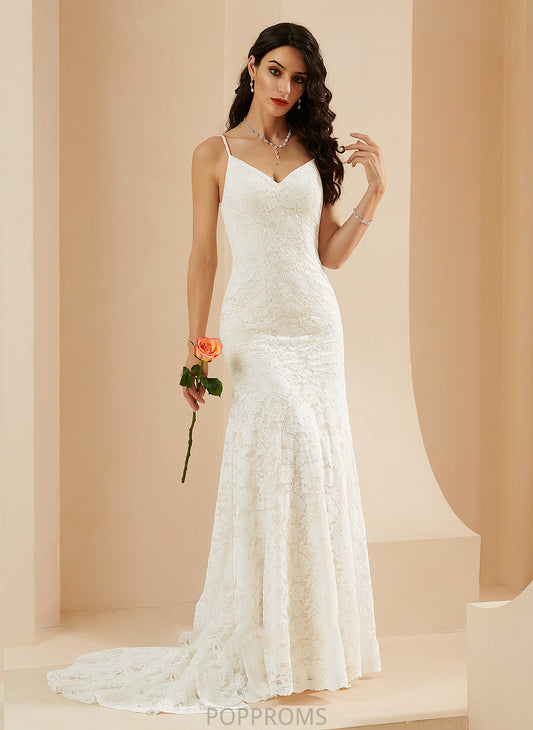 Train Wedding Dresses Dress Court Jessie V-neck Trumpet/Mermaid Wedding