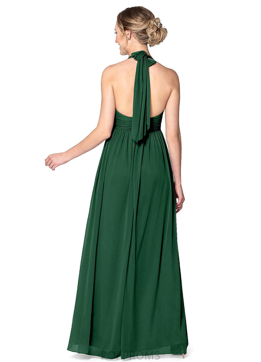 Vera Trumpet/Mermaid Sleeveless Scoop Natural Waist Floor Length Bridesmaid Dresses