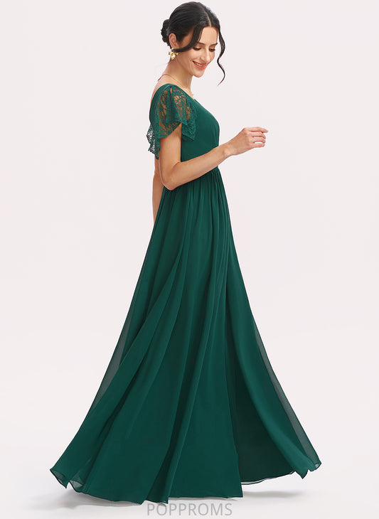 V-neck Silhouette Fabric Embellishment Length Neckline Lace A-Line Floor-Length SplitFront Amiya Floor Length Bridesmaid Dresses