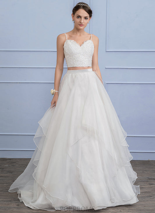 Train Wedding Organza Wedding Dresses Sweep Xiomara Skirt Separates