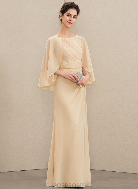 Mother of the Bride Dresses Neck Bride Scoop Sue Sequins of A-Line With Chiffon Beading the Floor-Length Ruffle Dress Mother