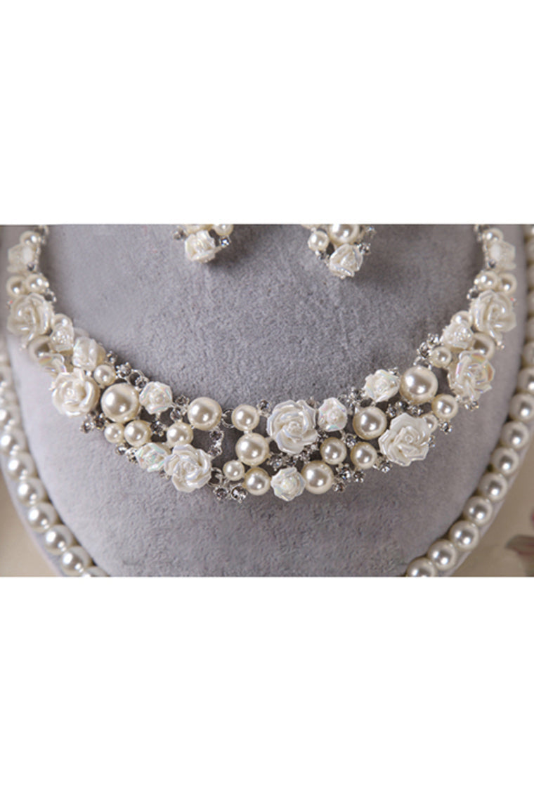 Gorgeous Alloy With Pearl/Rhinestone Ladies' Jewelry Sets