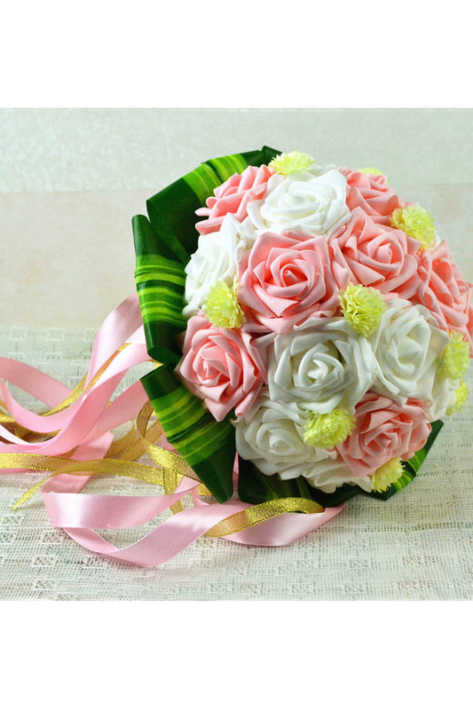 Colorful Round PE Bridal Bouquets