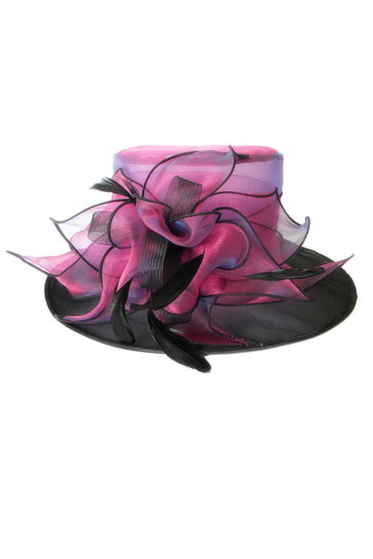 Ladies' Eye-Catching Organza With Bowler/Cloche Hat