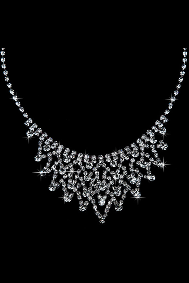 Gorgeous Alloy/Rhinestones Ladies' Jewelry Sets #Yu7890