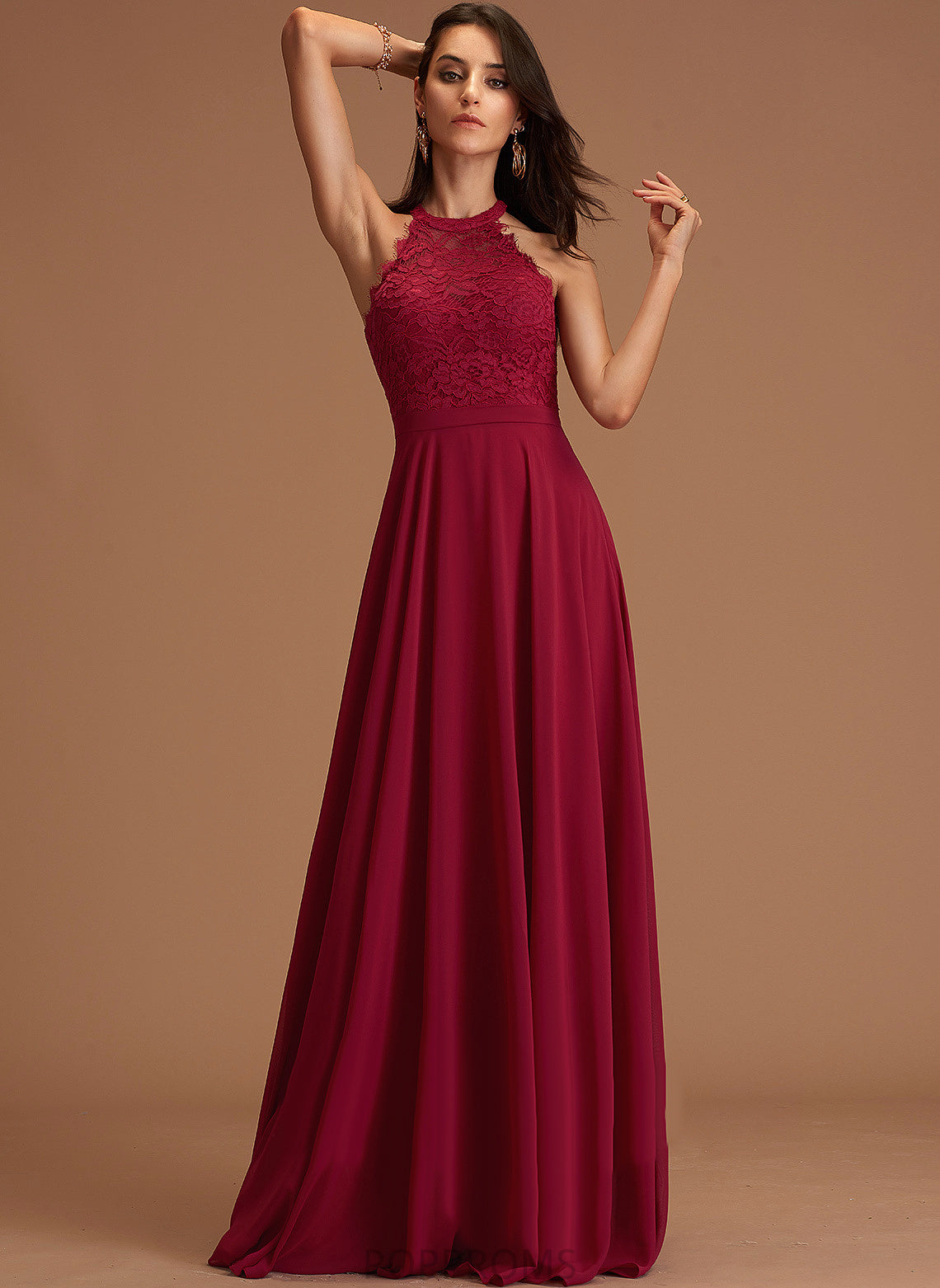 Prom Dresses Mikayla Floor-Length Scoop A-Line Chiffon