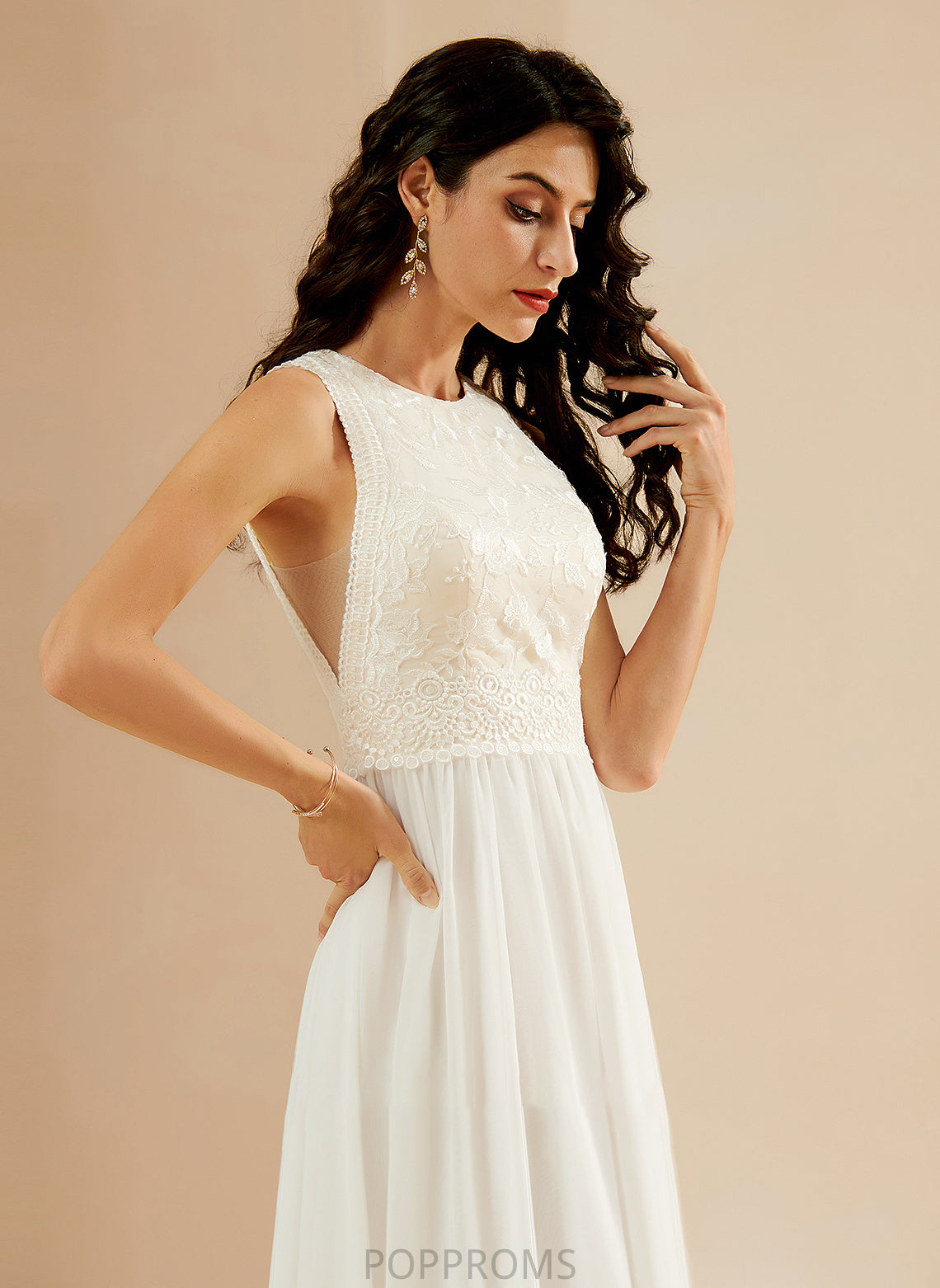 Dress Sweep Lace Wedding Dresses Train Sequins With Azul Wedding A-Line