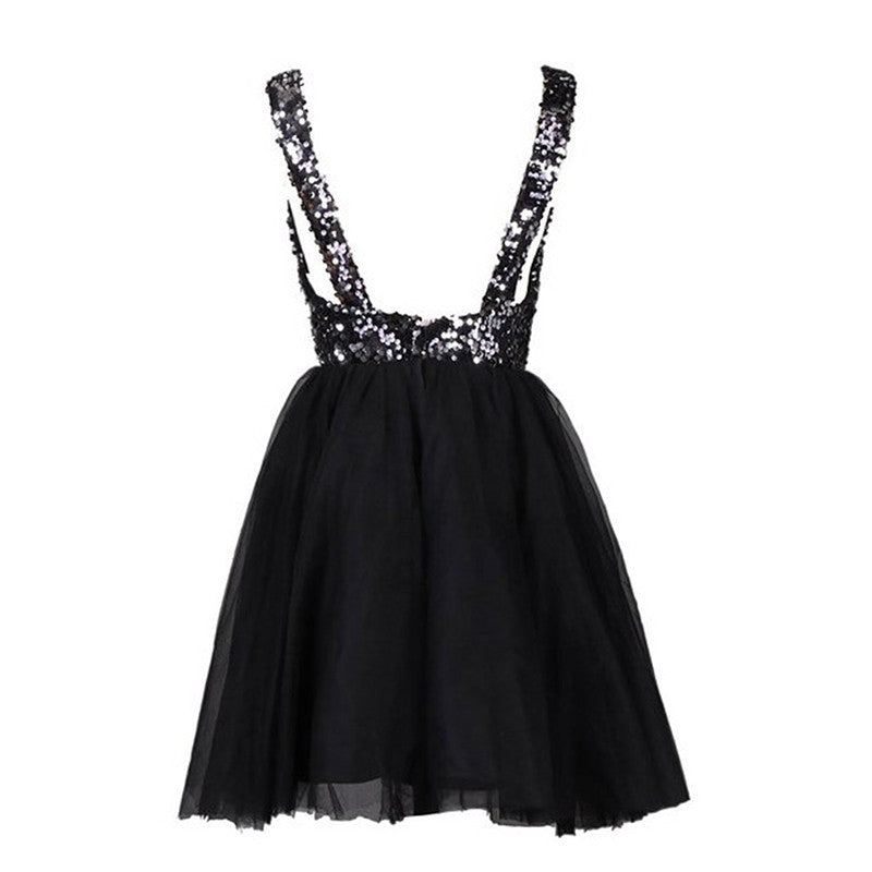 Deep V-Neck Backless Homecoming Dresses Mimi Sequins Black Short