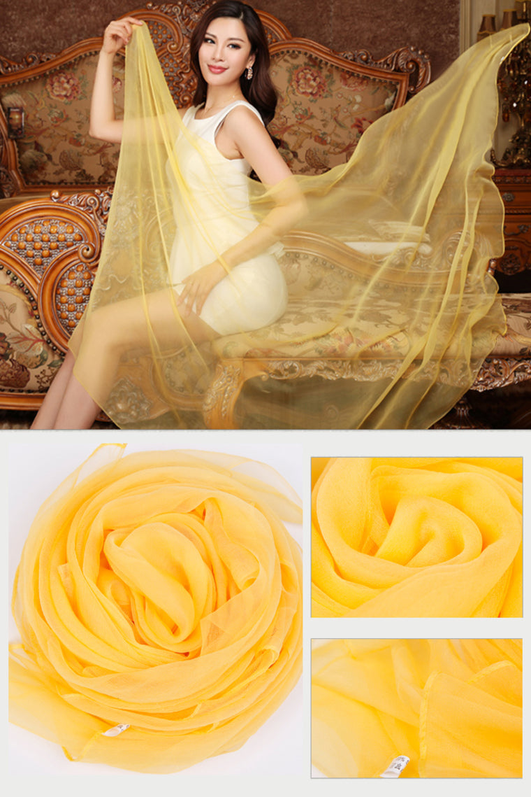 Flowing 30D Chiffon Matching Shawl Size 70*200cm