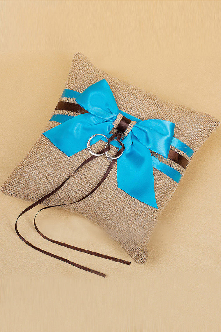 Pure Elegance Ring Pillow With Ribbons/Bow