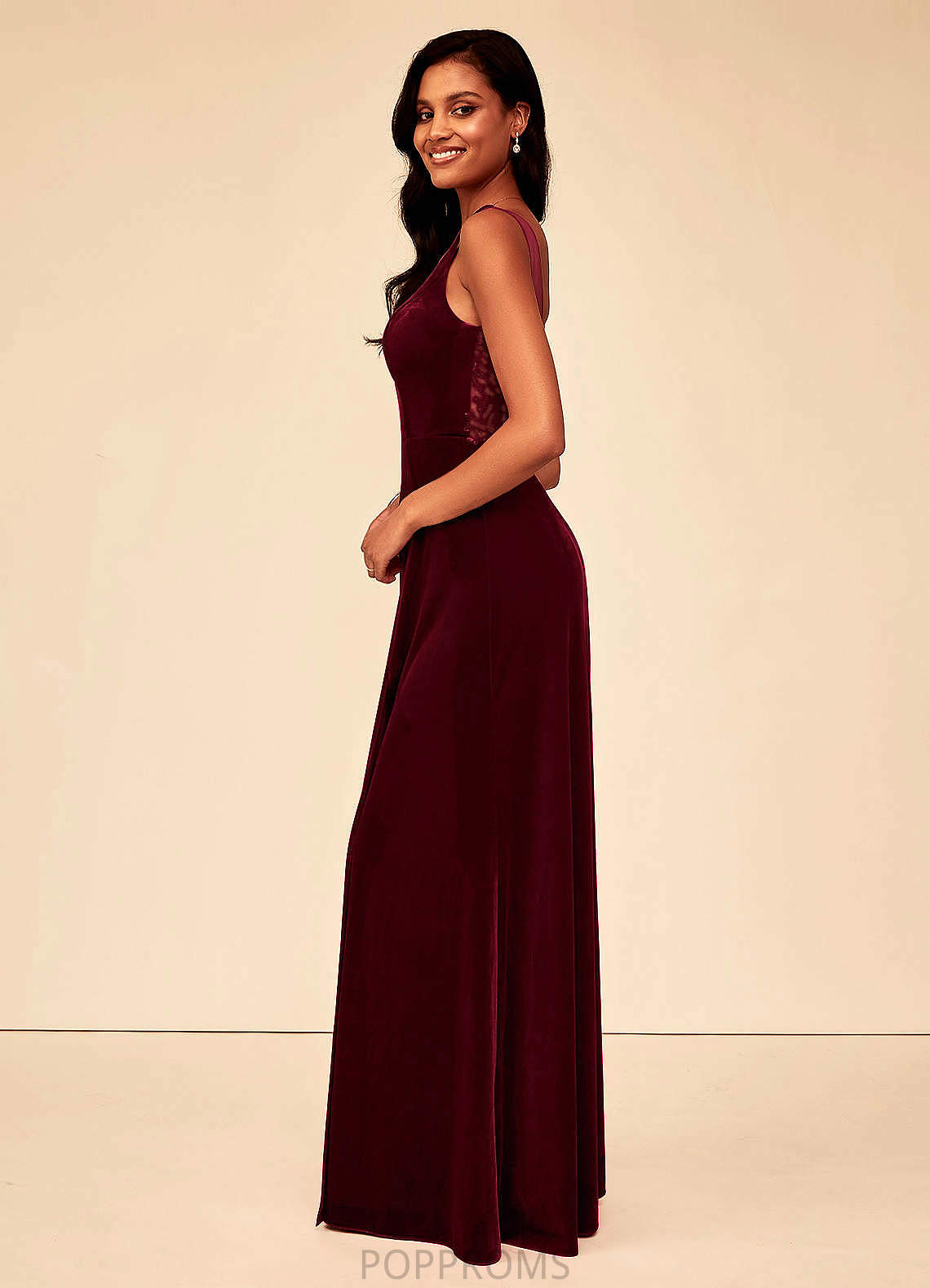 Ursula A-Line/Princess Sleeveless Floor Length Empire Waist Bridesmaid Dresses