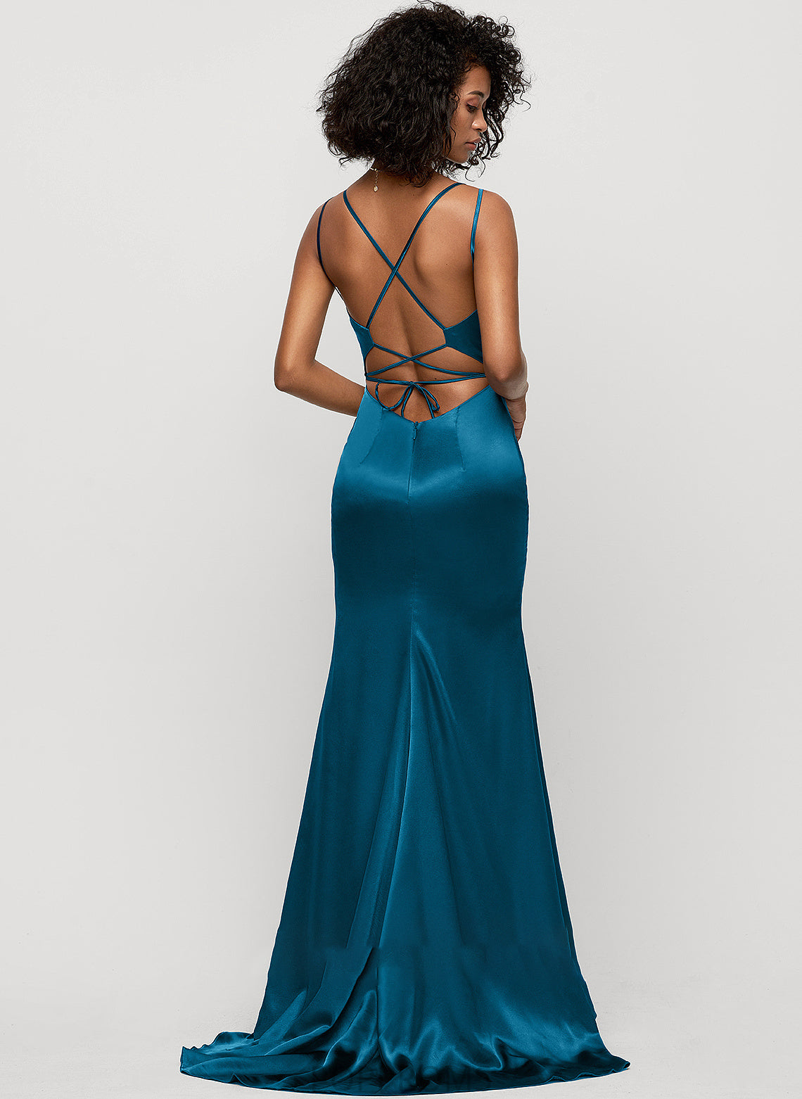 Prom Dresses Sweep V-neck Trumpet/Mermaid Katharine Train