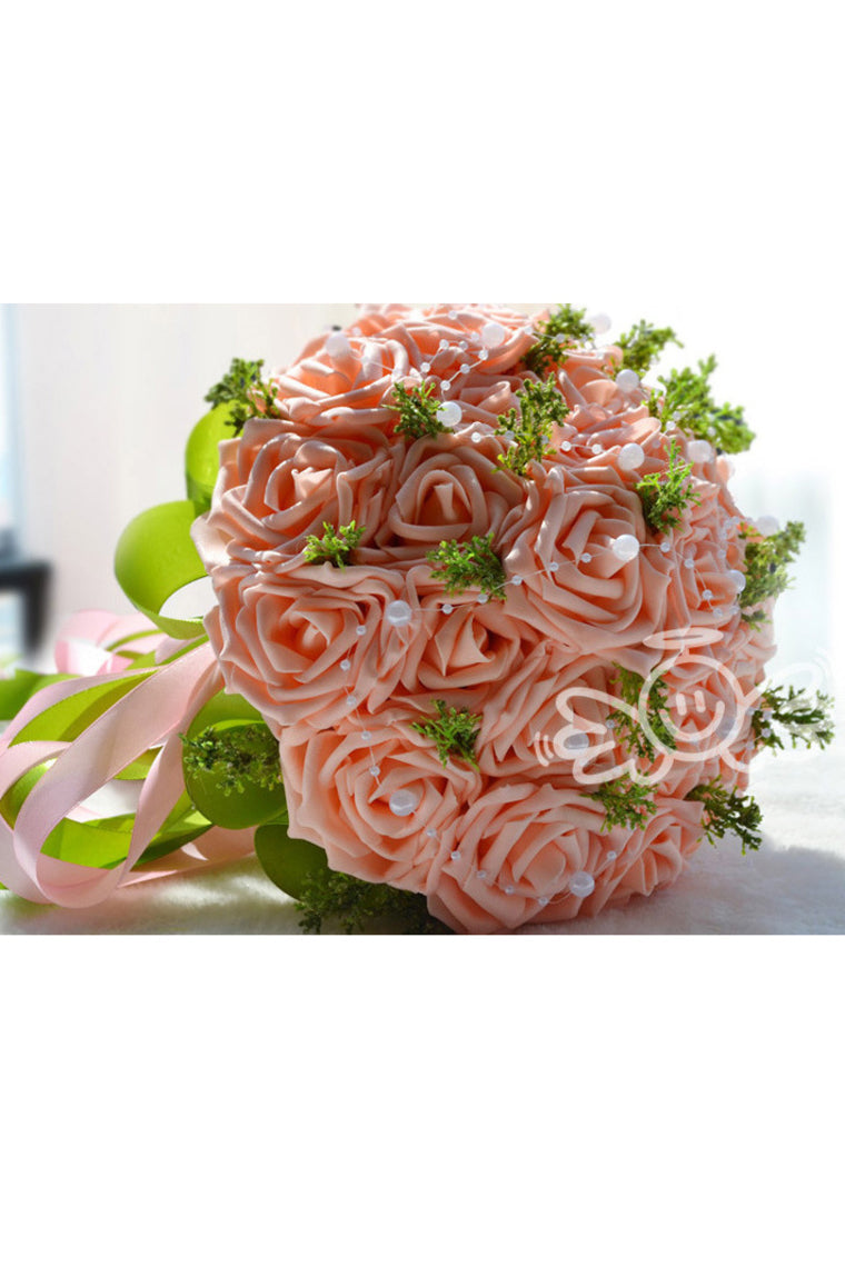 Fascinating Round Foam Bridal Bouquets