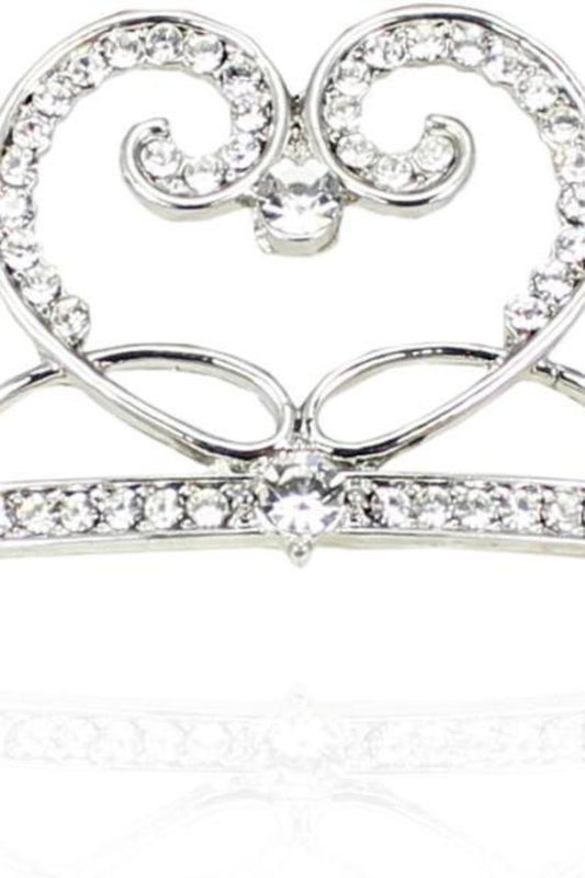 Gorgeous Hair Hoop Alloy With Rhinestones Wedding Bridal Tiara