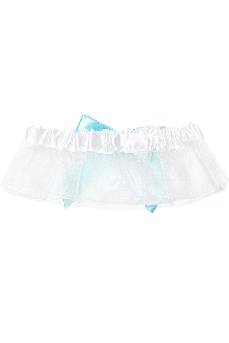 Attractive Organza With Rhinestone Wedding Garters