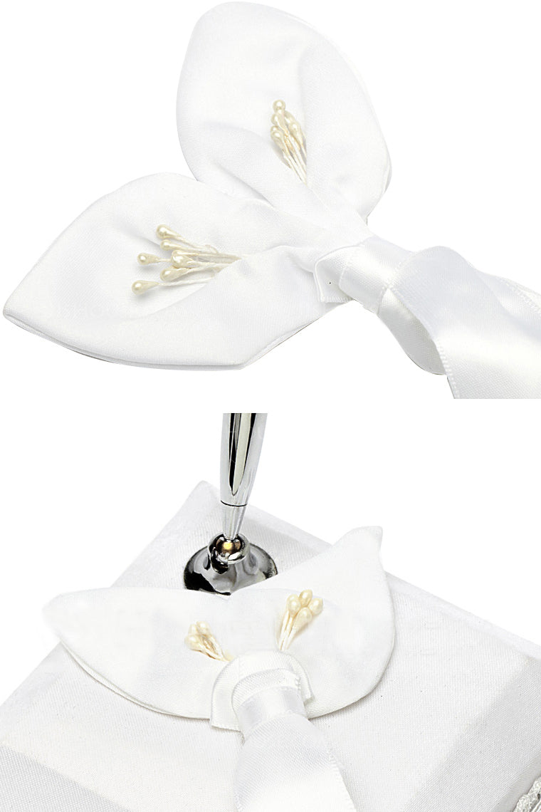 Calla Lily Petals Guestbook & Pen Set