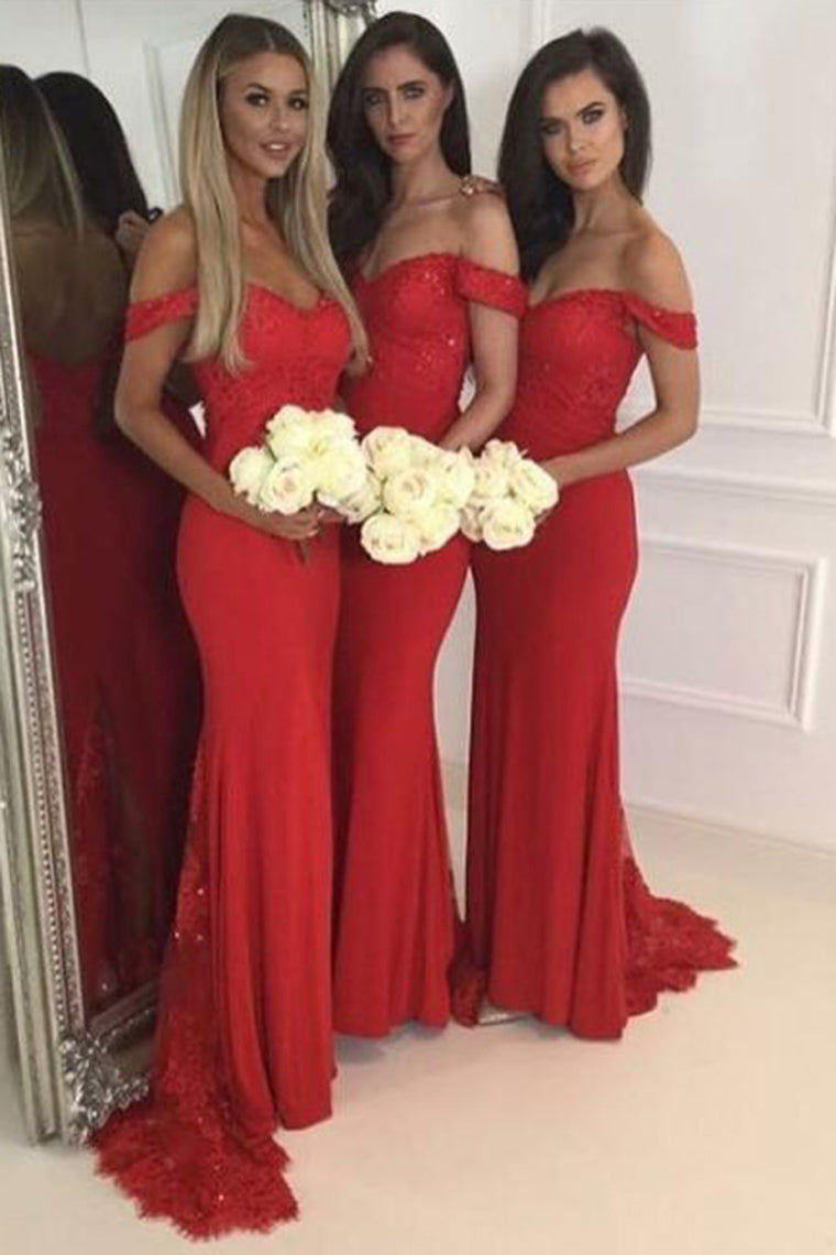 Elegant A-Line Long Blue Charming Bridesmaid Dresses Bridesmaid Gowns