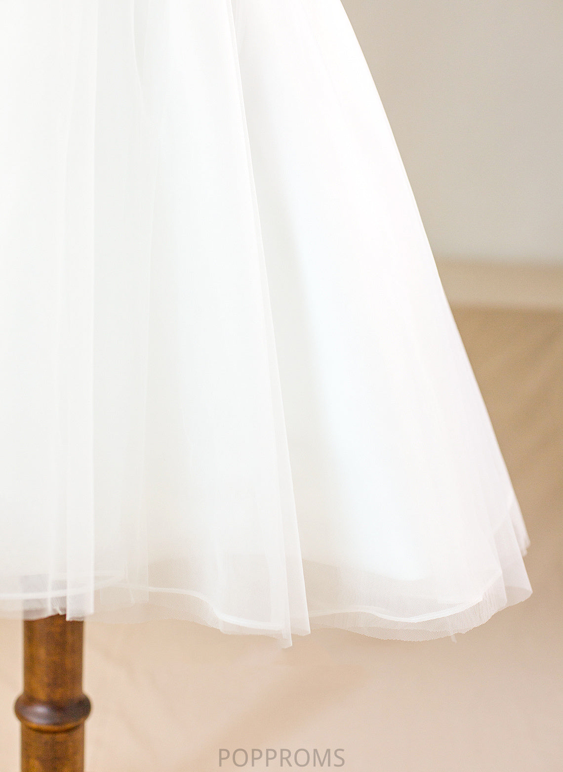 Knee-length With Dress Flower Girl Dresses Ball Scoop Tulle Girl - Neck Sash Lillianna Flower Gown Sleeveless