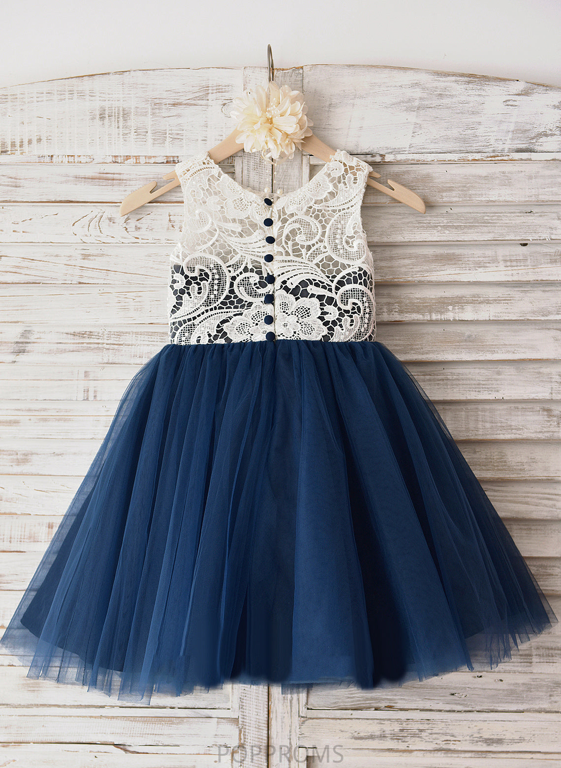 With Flower Girl Dresses A-Line - Scoop Vera Lace Sleeveless Dress Girl Knee-length Neck Flower Tulle