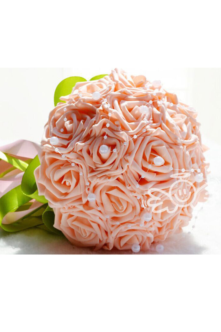 Fascinating Round Foam Bridal Bouquets