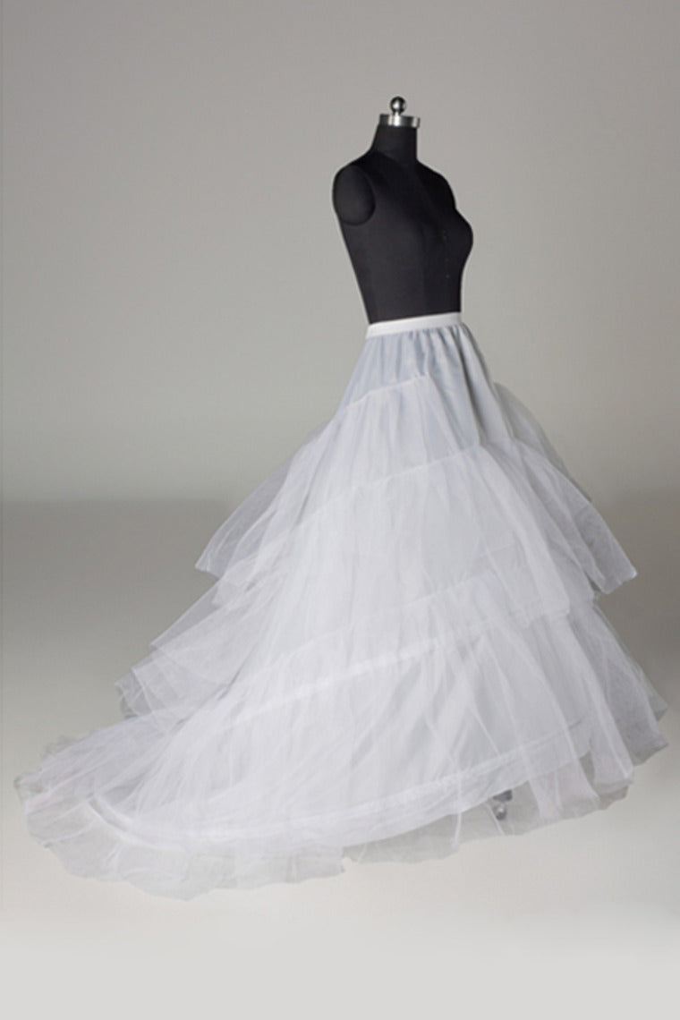 Women Tulle/Polyester Sweep Train Length 3 Tiers Petticoats P027