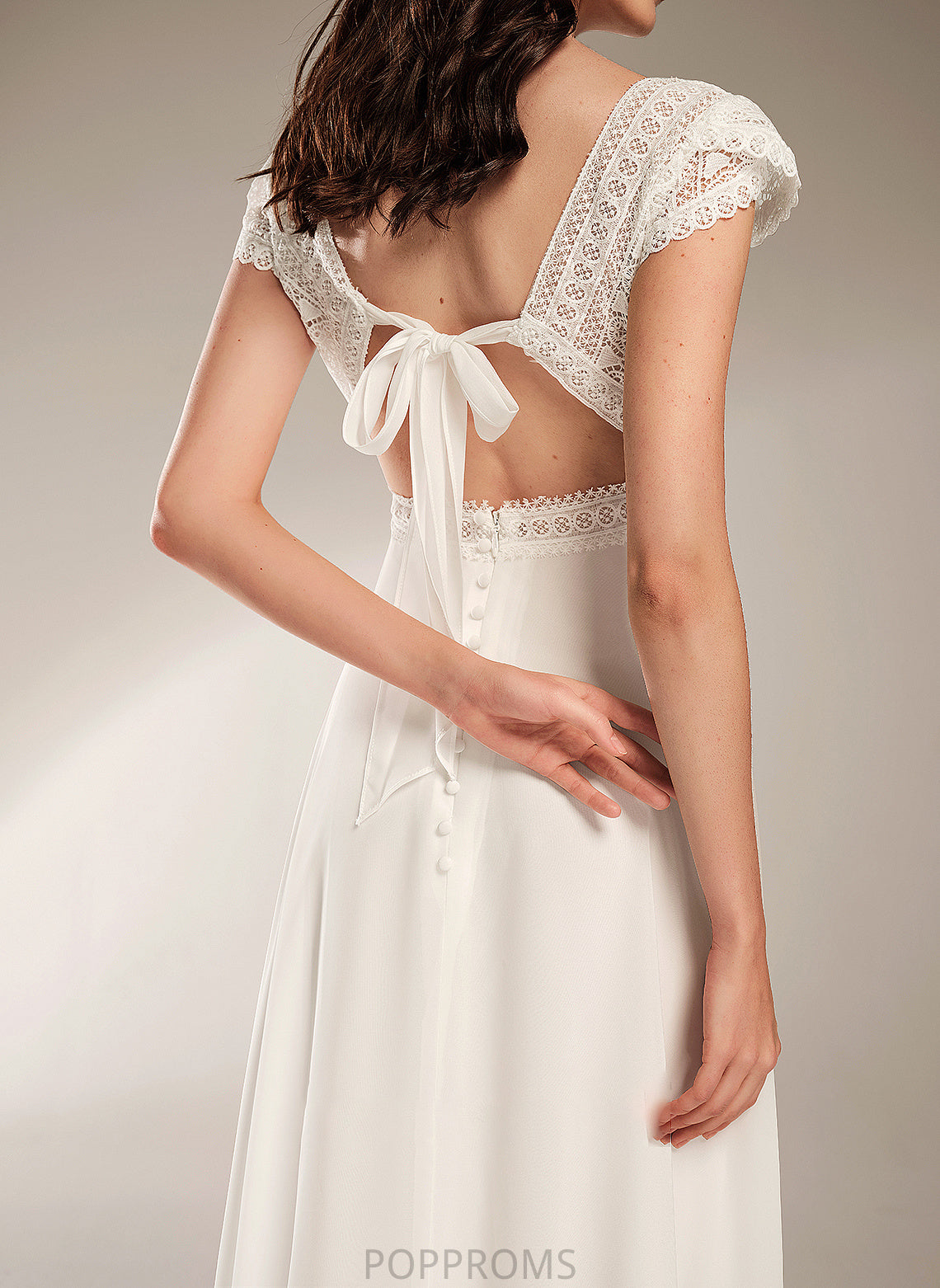 Wedding A-Line Cameron Wedding Dresses Floor-Length V-neck Dress