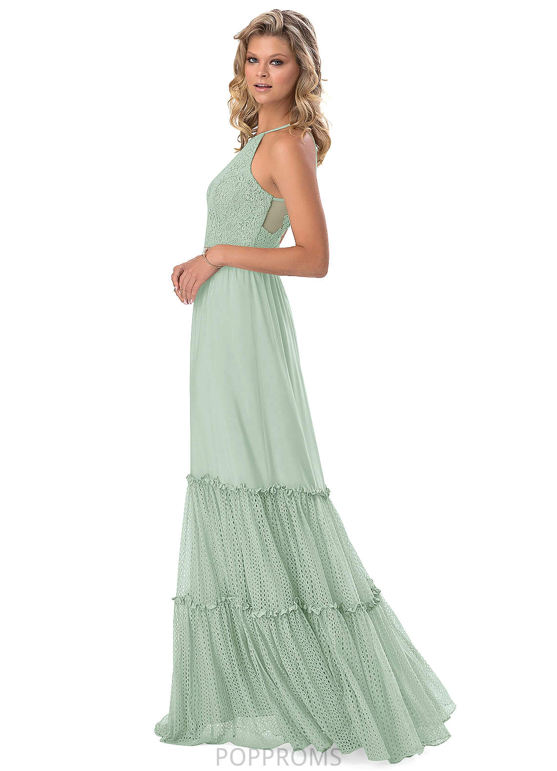 Vera Floor Length Natural Waist A-Line/Princess Spaghetti Staps Sleeveless Bridesmaid Dresses