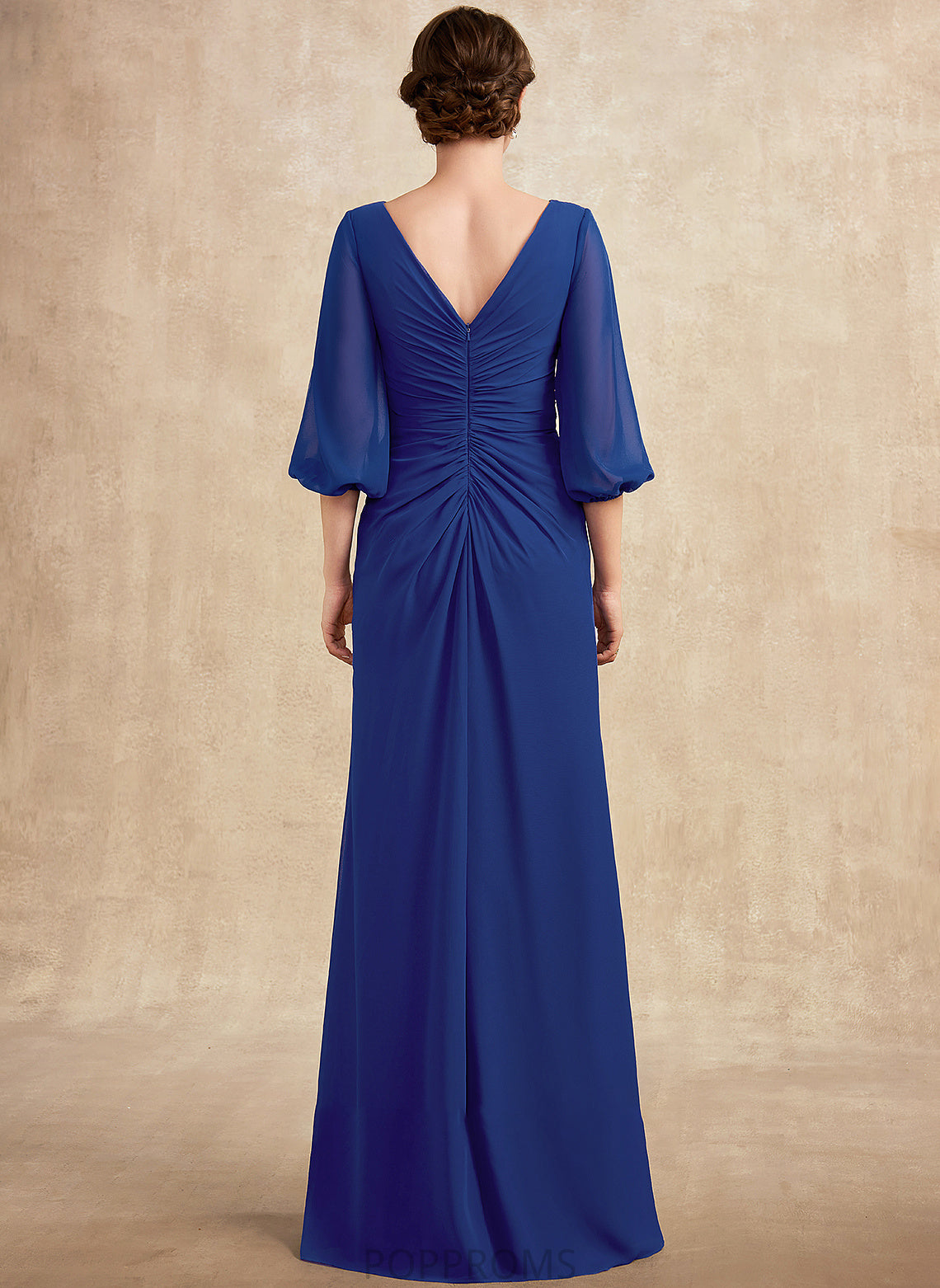 Mother of the Bride Dresses Dress the of Chiffon Mother Ruffle Floor-Length Bride Beading With Scoop Neck A-Line Shiloh