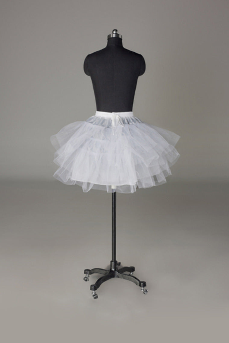 Women Nylon/Tulle Netting Short Length 3 Tiers Petticoats P015