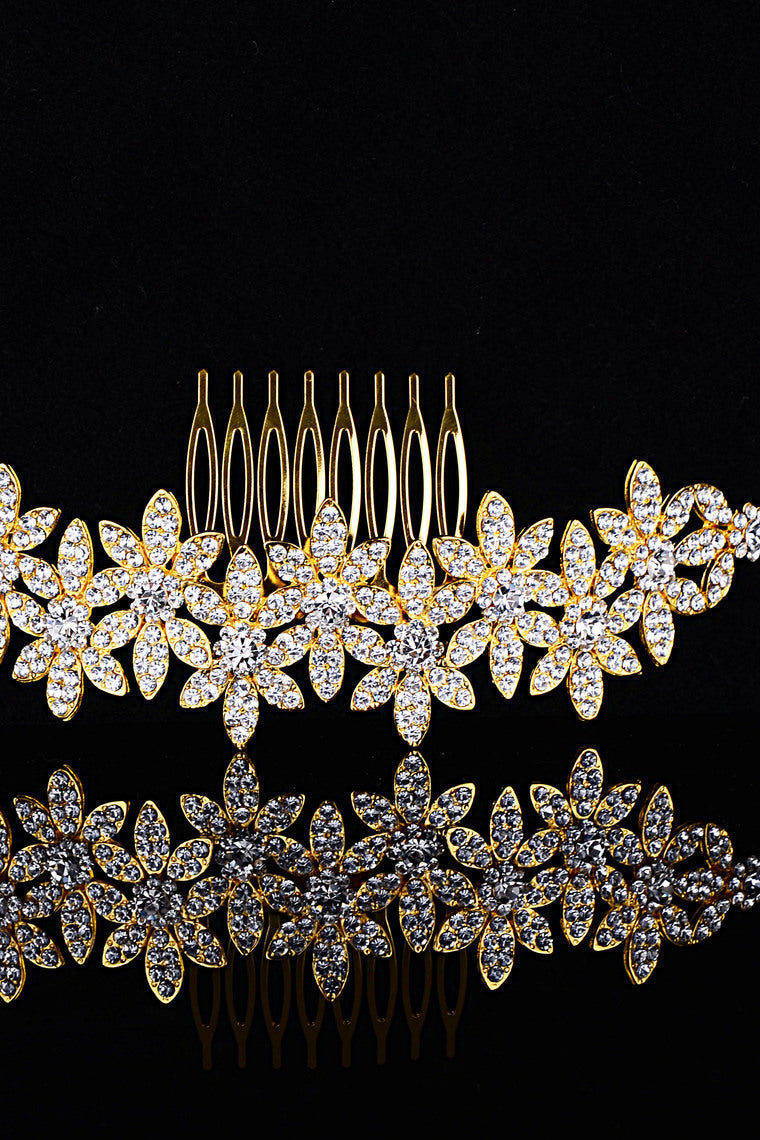 Gorgeous Hair Hoop Alloy With Rhinestones Wedding Bridal Tiara